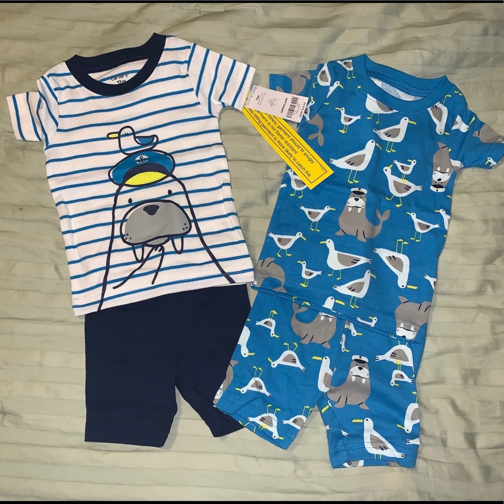 NWT Carters 12mo pj set